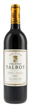Château Talbot 2001 Saint-Julien 750ml bottle