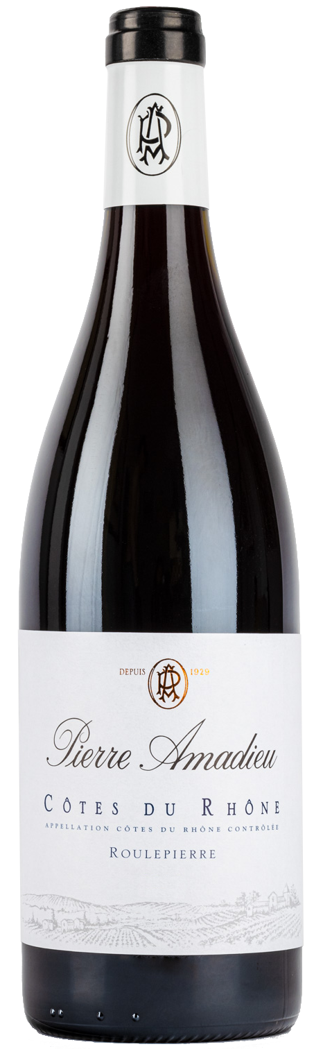 Pierre Amadieu Côtes du Rhône "Roulepierre" 2024 — official producer bottle image