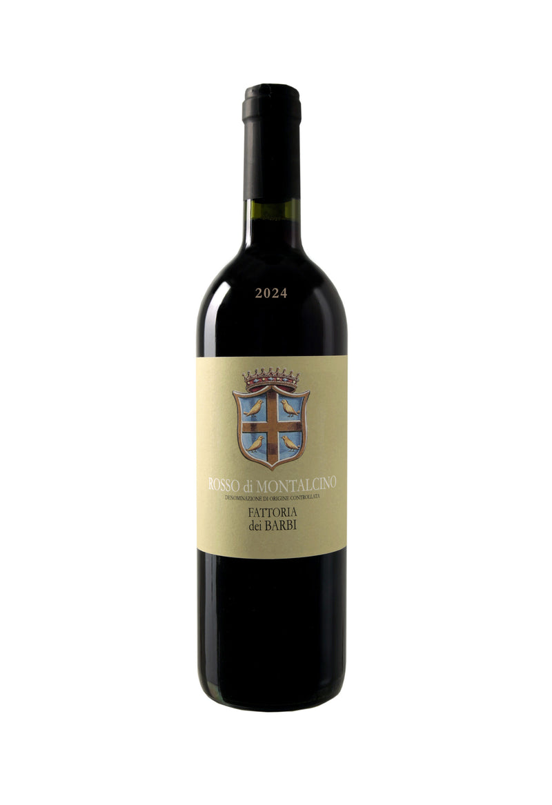 Fattoria dei Barbi Rosso di Montalcino DOC 2024 — official producer bottle image