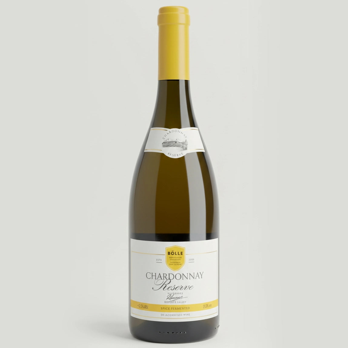 BOLLE Chardonnay Reserve non-alcoholic white wine 750ml bottle