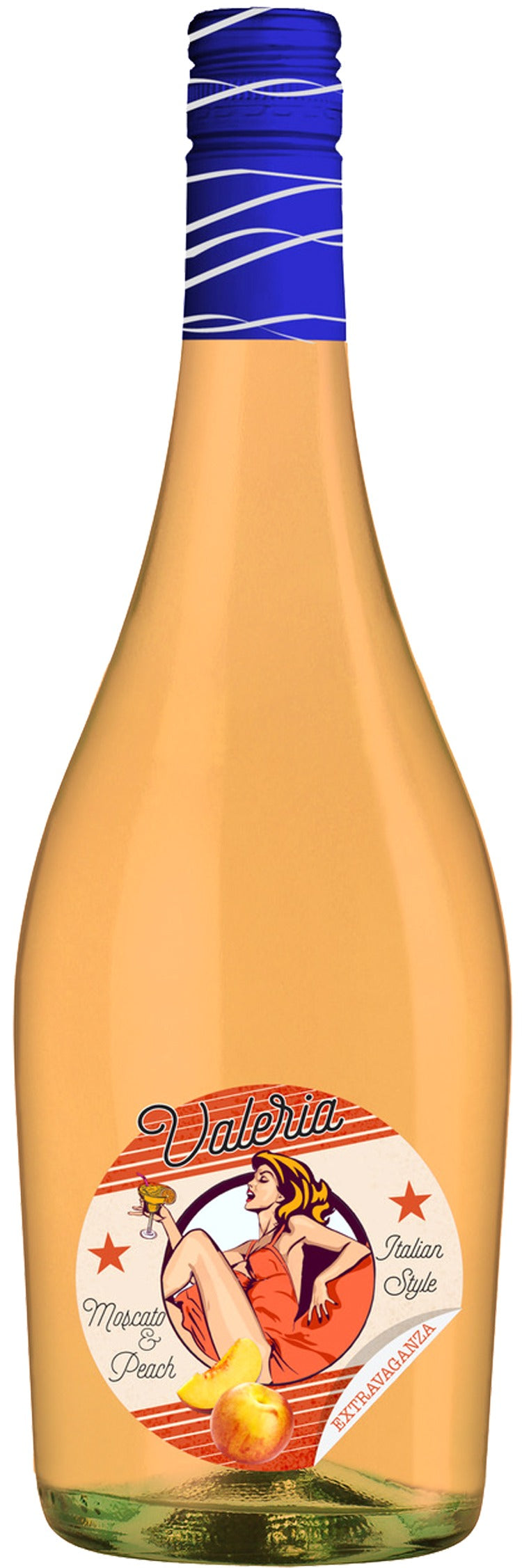Extravaganza-General-Valeria Moscato Peach-NV - 7 Cellars Wine