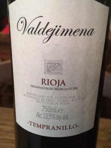 Valdejimena Rioja DOCa Tempranillo 2009 — 750ml — 7 Cellars