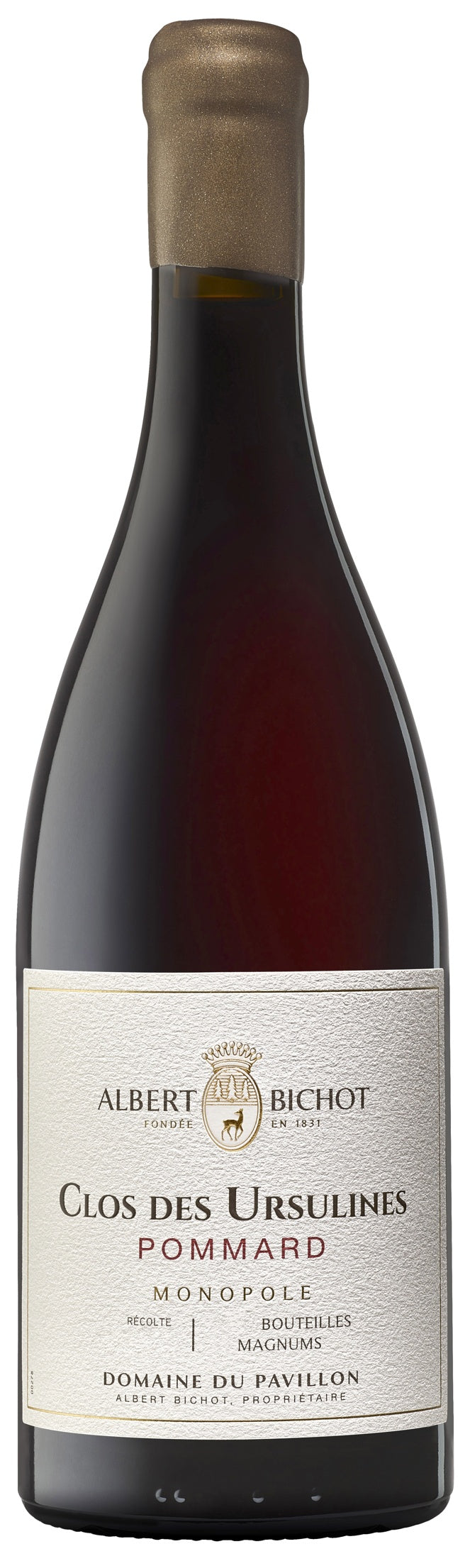 Albert Bichot Pommard "Clos des Ursulines" 2023 — producer-verified bottle image (vintage not certified by image)