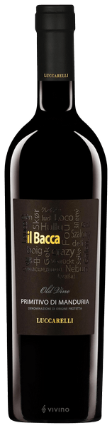 Primitivo di Manduria DOP “Il Bacca” 2019